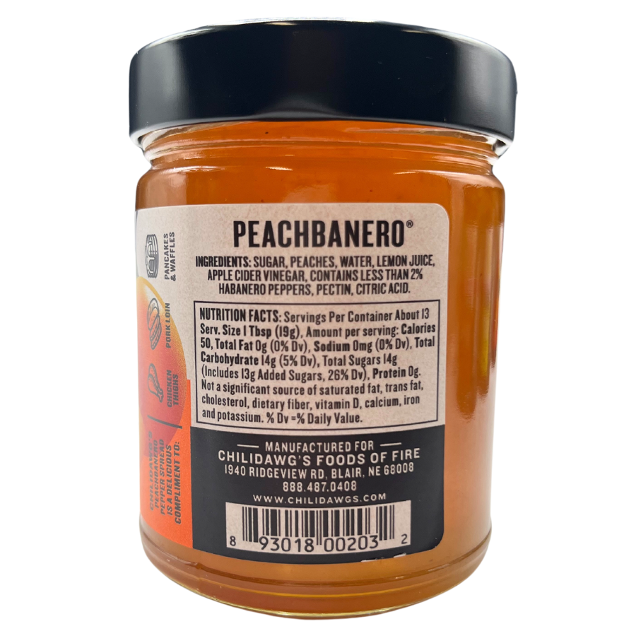 Peachbanero Ingredients and Nutrition Facts