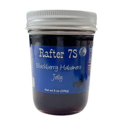 Blackberry Habanero Jelly | 8 oz. Jar | Tasty On Cream Cheese With Crackers, In Sour Cream As A Dip, Or As A Marinade | All Natural | Hand-Picked Blackberries | Nebraska Jelly | Adds A Sweet, Fruity Note To Any Ordinary Dish