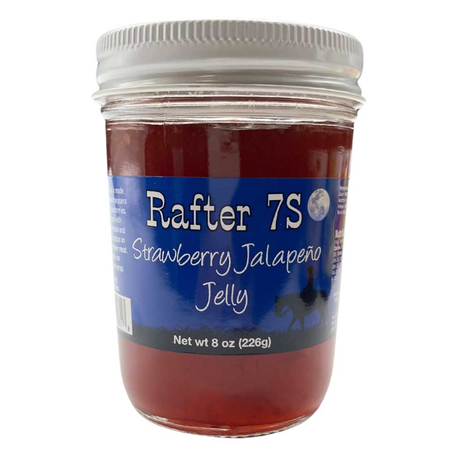 Strawberry Jalapeno Jelly | Pack of 2 | 8 oz | Rafter 7S