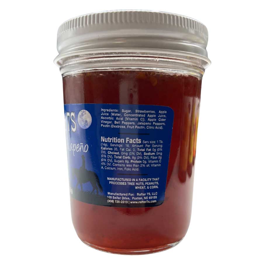Strawberry Jalapeno Jelly | Pack of 2 | 8 oz | Rafter 7S