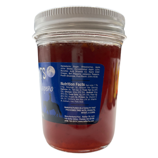 Strawberry Jalapeno Jelly Nutrition Facts