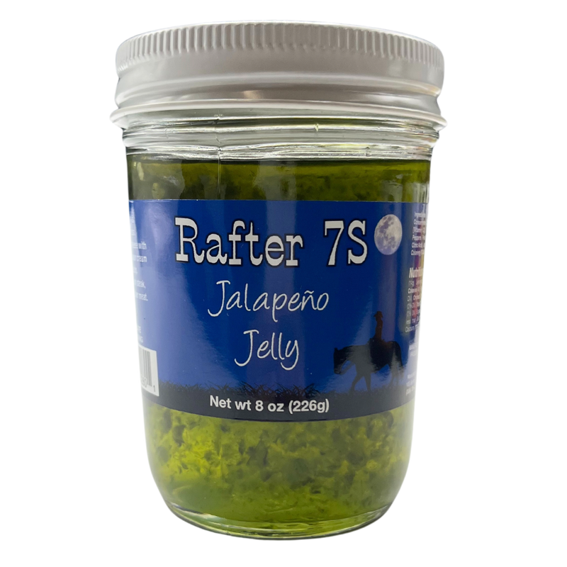 Jalapeno Jelly | 8 oz. Jar | All Natural | Nebraska Made Jelly | Serve Over Cream Cheese With Crackers, Mix With Sour Cream And Use As A Dip, Or As A Glaze For Protein | Burst Of Spicy Flavor | Perfect For Spice Lovers