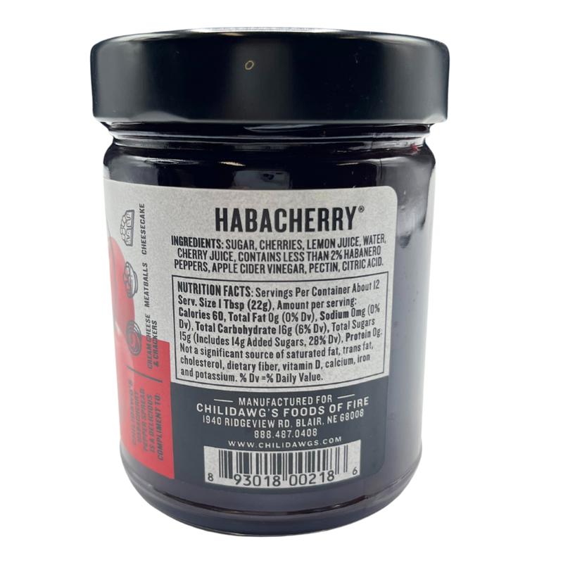 Habacherry Pepper Spread | 9 oz. Jar | Cherry Pepper Spread | Gluten Free | Sweet and Spicy | A Delicious Compliment To Cream Cheese & Crackers, Meatballs, and Cheesecake | All Natural | Nebraska Jelly Spread