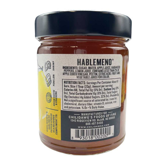 Hablemeno Pepper Spread | Pack of 2 | 9 oz | Gluten Free | Chili Dawg's Foods of Fire