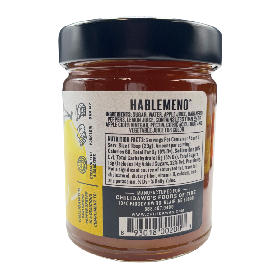 Hablemeno Nutrition Facts and Ingredients