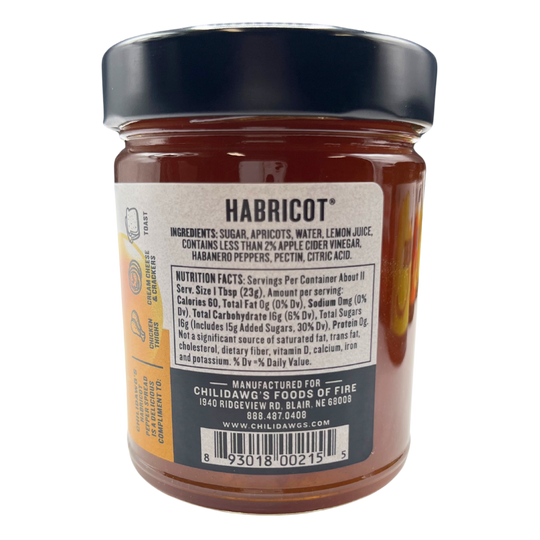 Habricot Ingredients & Nutrition Facts