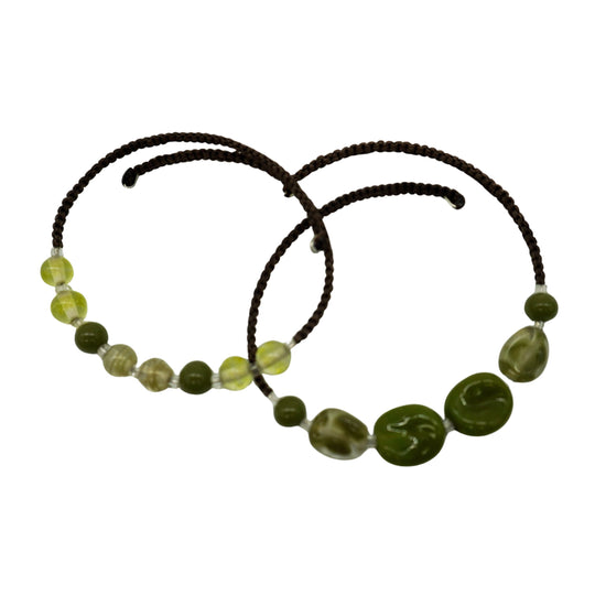 Memory Wire Bracelet Set | 2 Pack | One Size Fits All | Knots Bout U2