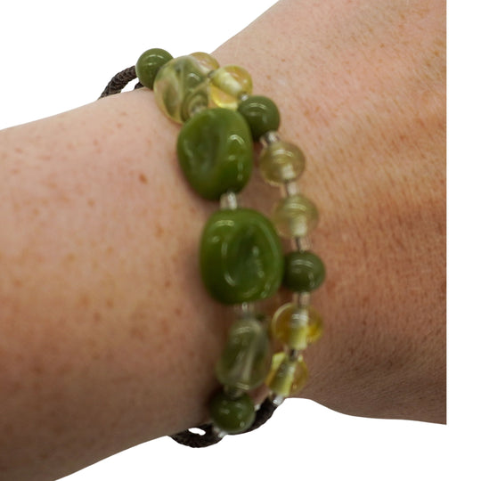 Memory Wire Bracelet Set | 2 Pack | One Size Fits All | Knots Bout U2