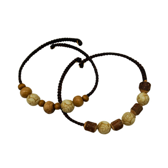 Memory Wire Bracelet Set | 2 Pack | One Size Fits All | Knots Bout U2