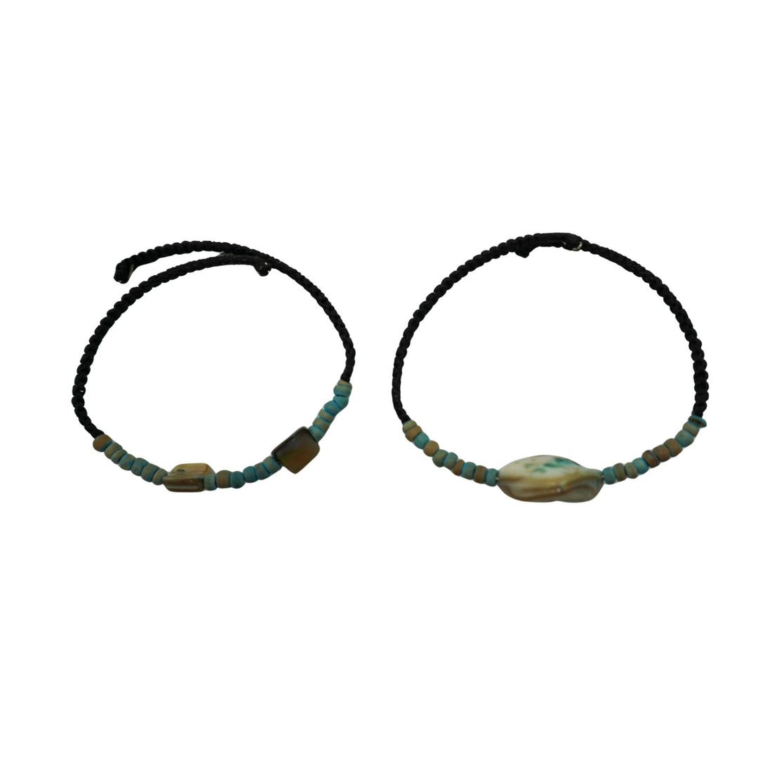 Memory Wire Bracelet Set | 2 Pack | One Size Fits All | Knots Bout U2