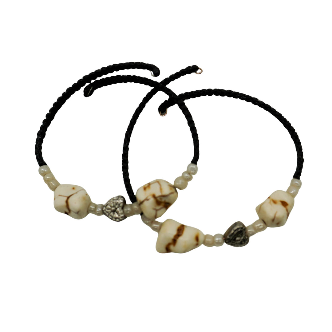 Memory Wire Bracelet Set | 2 Pack | One Size Fits All | Knots Bout U2