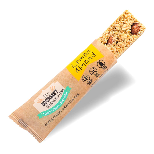 Lemon Almond Granola Bars | Packs of 6 or 12 | Gluten, Dairy, & Soy Free | The Gourmet Granola