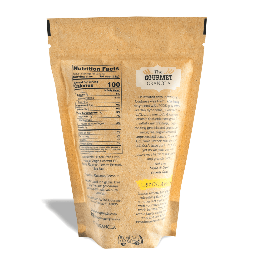 Lemon Almond Granola | The Gourmet Granola