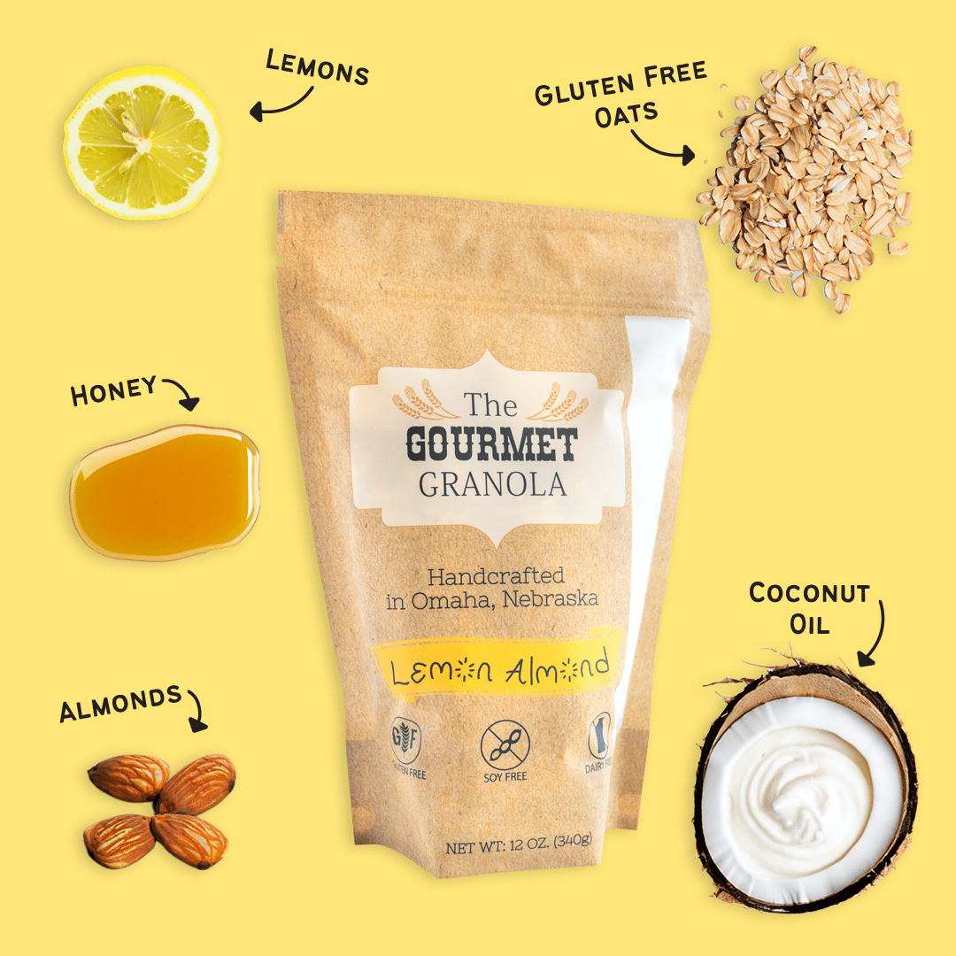Lemon Almond Granola | The Gourmet Granola