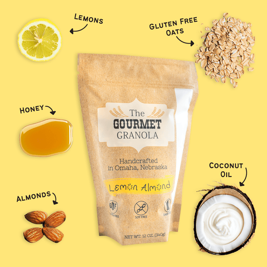 Lemon Almond Granola | The Gourmet Granola