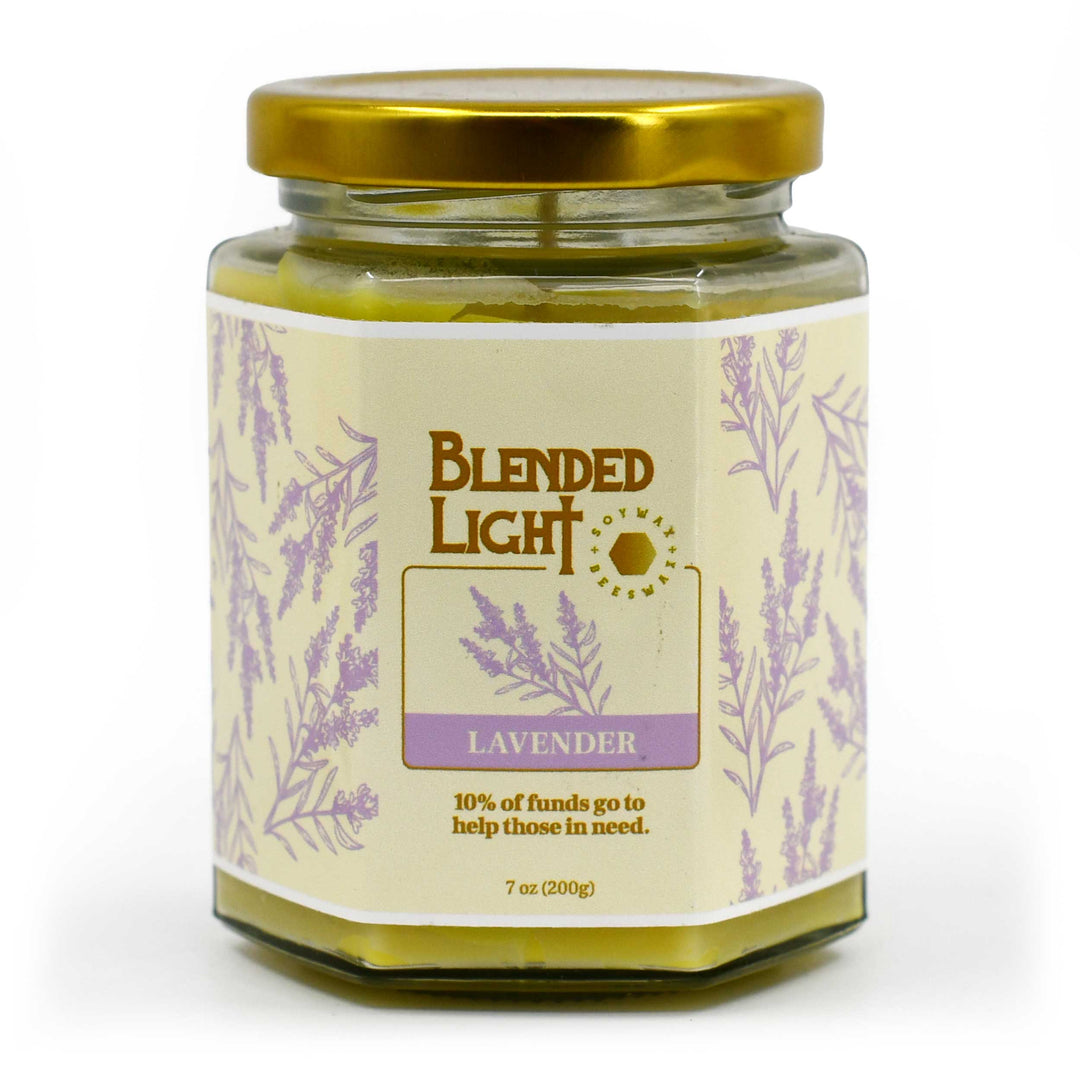 Lavender Scented Candle | Multiple Sizes | Blended Light