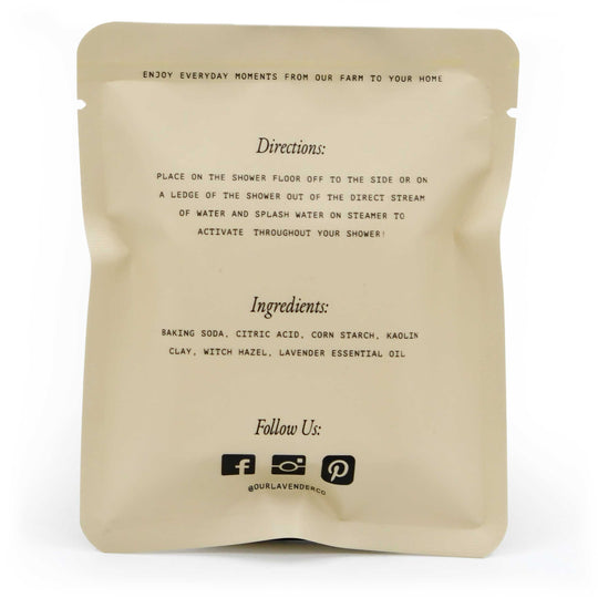 Beige packaging with black text and branding on a white background