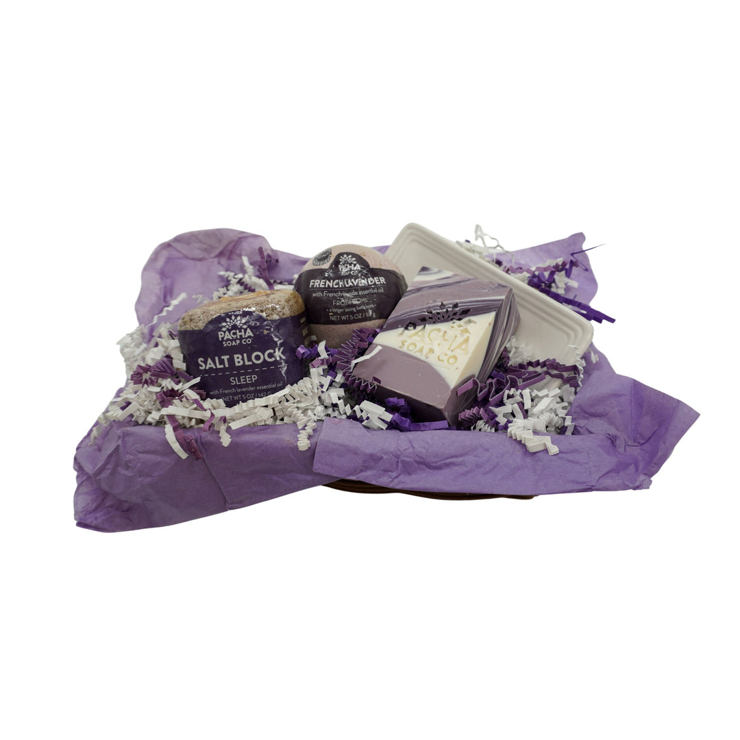 French Lavender Spa Gift Set | The Basket Case