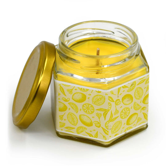 Lemon Scented Candle | Multiple Sizes | Blended Light