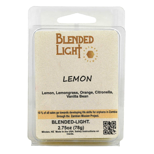Lemon Scented Wax Melts | 2.75 oz | Blended Light
