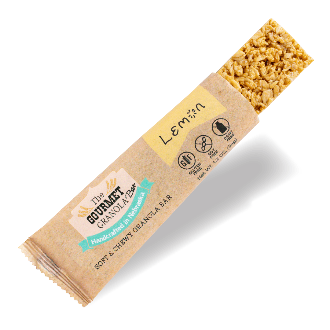 Lemon Granola Bars | The Gourmet Granola