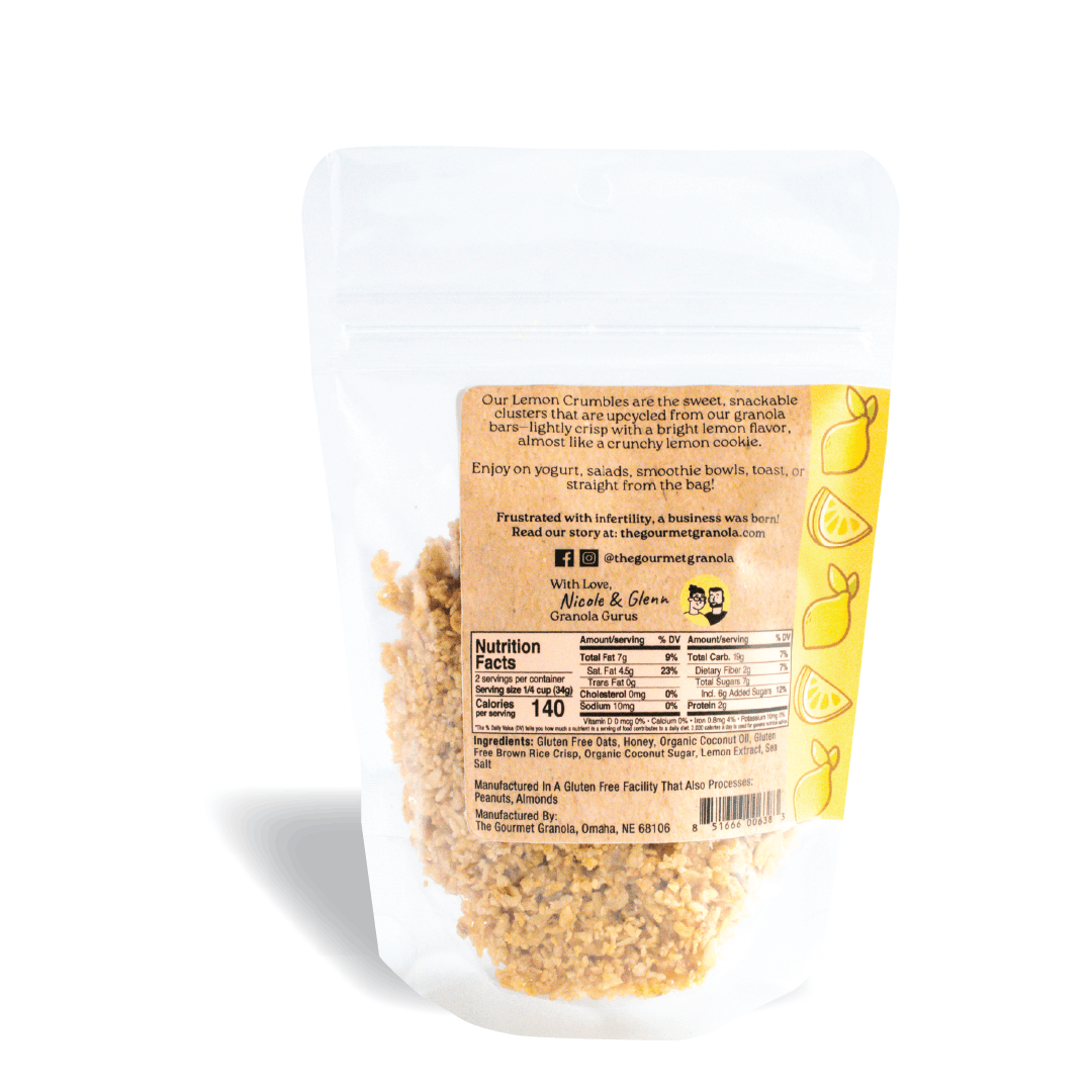 Lemon Crumbles | The Gourmet Granola