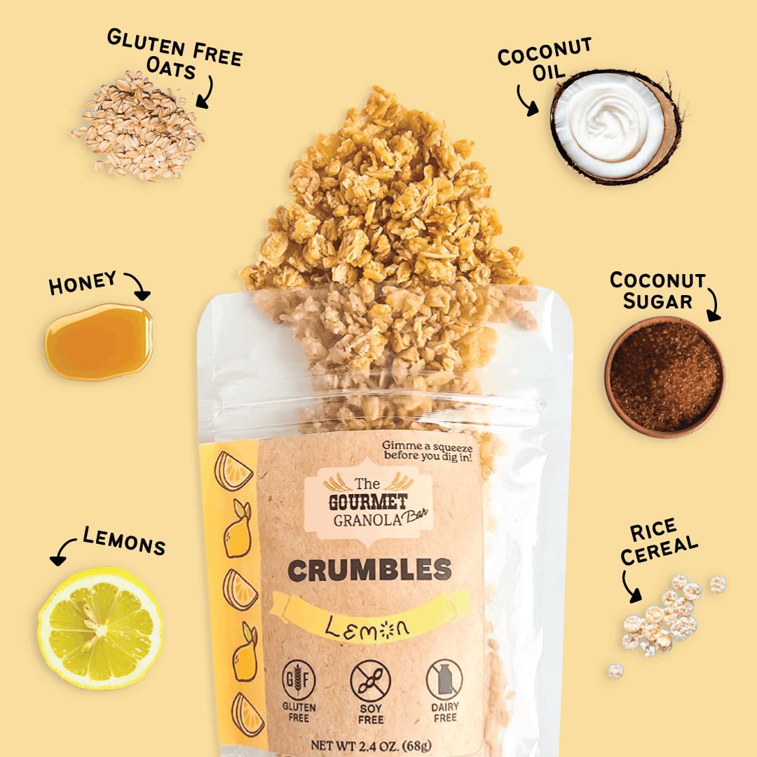Lemon Crumbles | The Gourmet Granola