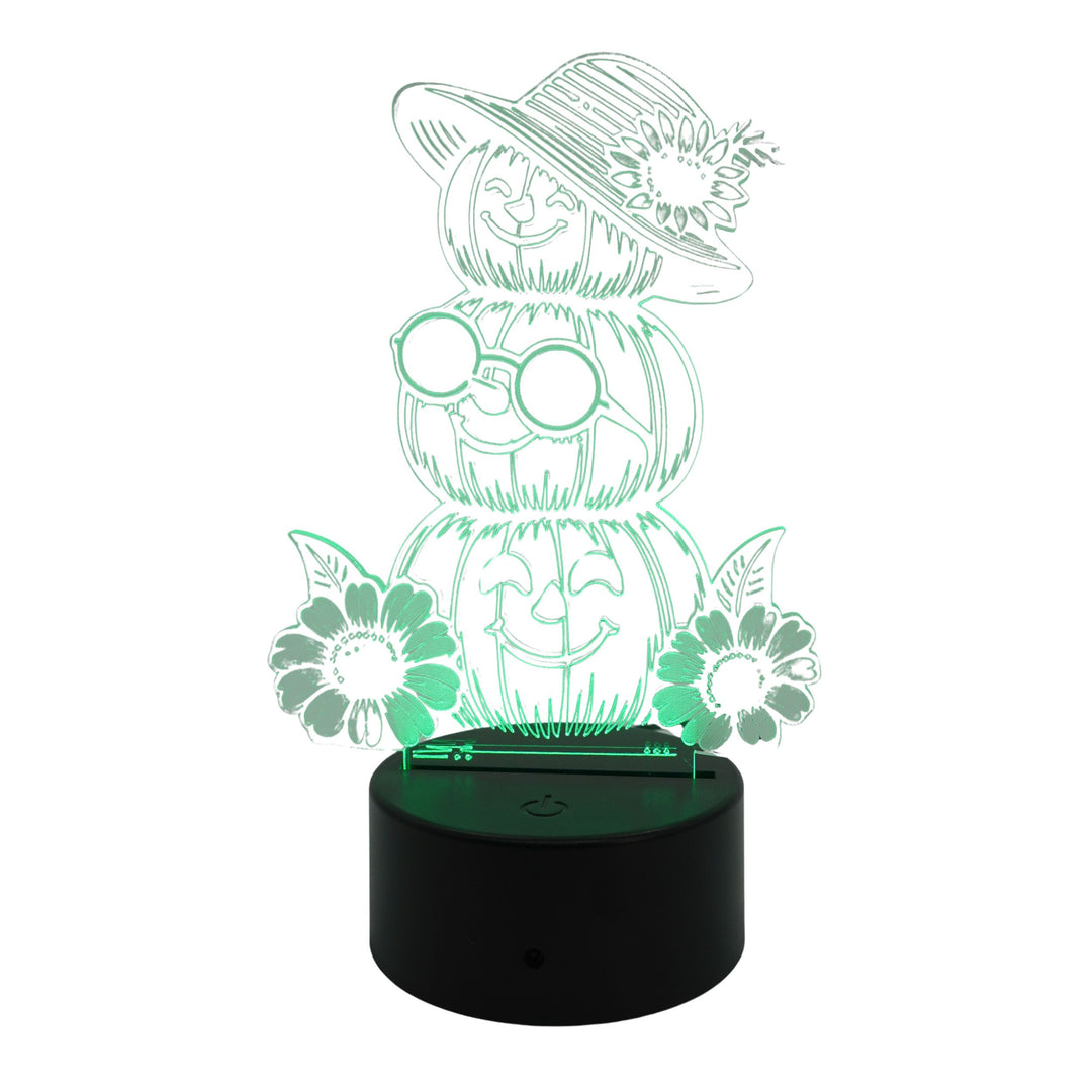 Halloween Theme LED Lighted Plaque | Multiple Sayings | Glowing Creation