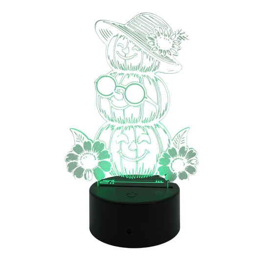 Halloween Theme LED Lighted Plaque | Multiple Sayings | Glowing Creation