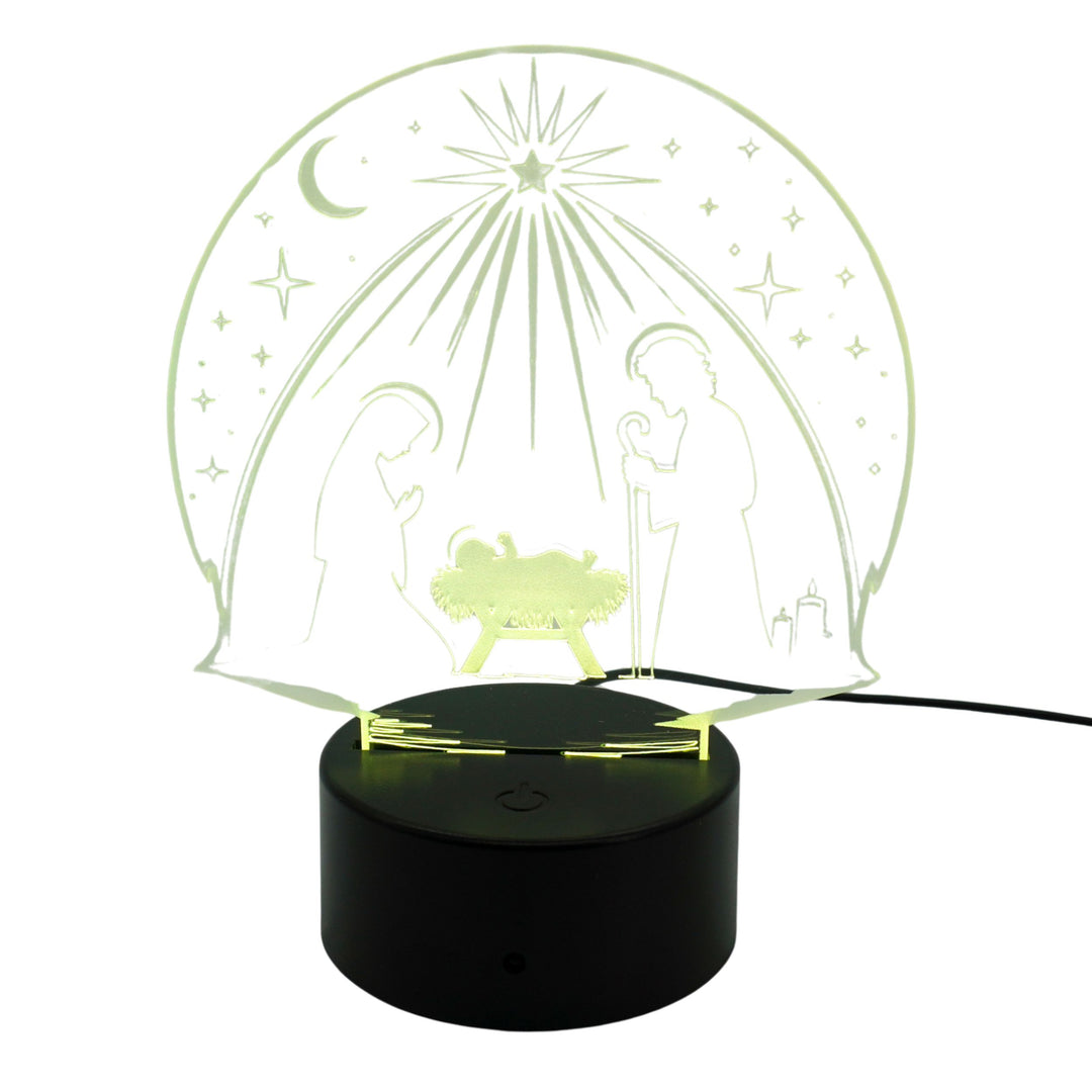 Christmas Theme LED Lighted Plaque | Multiple Sayings | Glowing Creation