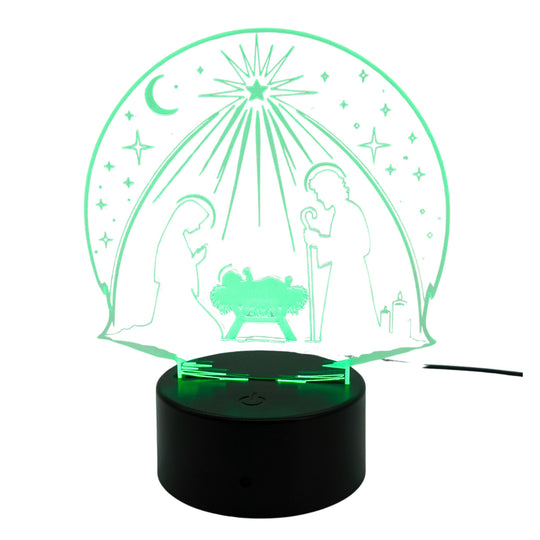 Christmas Theme LED Lighted Plaque | Multiple Sayings | Glowing Creation