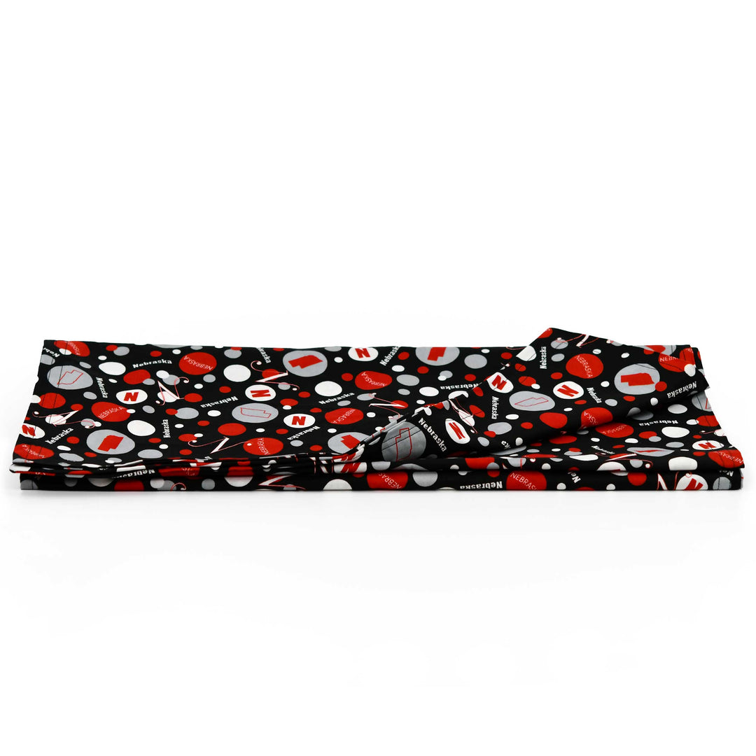72" Table Runner | Nebraska Design | Multiple Colors | Lori's Specialty Designs