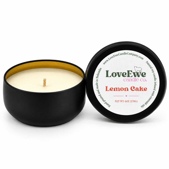 Love Ewe Lemon Cake Candle