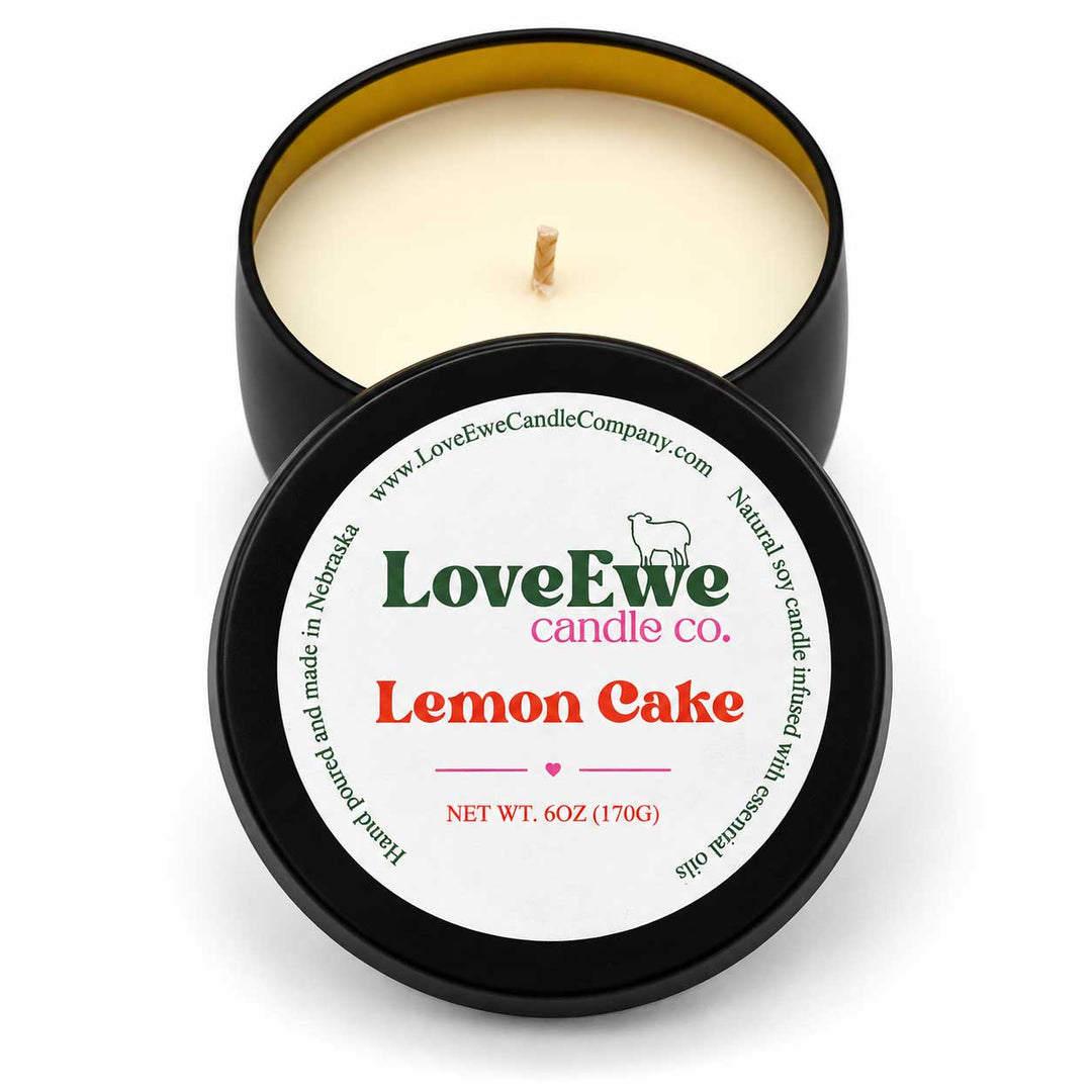Love Ewe Lemon Cake Candle
