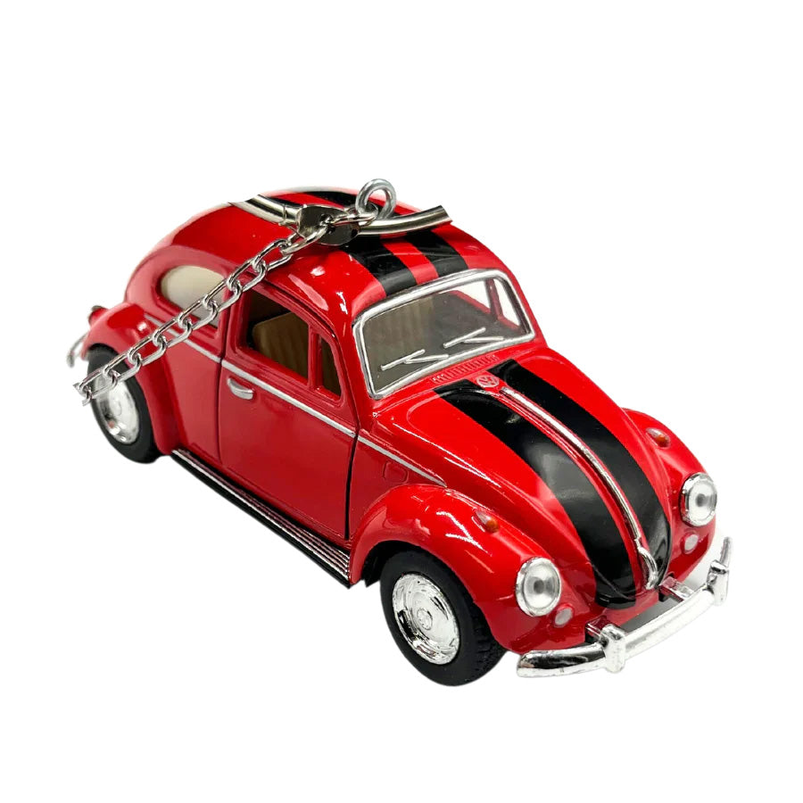 Red 1967 Volkswagen With Black Stripe Figurine