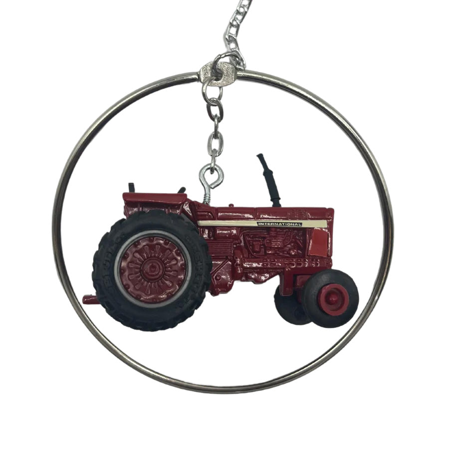 Red Farmall International Tractor Figurine