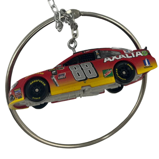 Red & Yellow Dale Earnhardt Jr. Car Figurine 