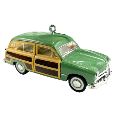 Scale 1949 Ford Woody Wind Chime | Classic Car Collection | Outdoor Decor Essential | Perfect Gift For Old Car Lovers | Nebraska Wind Chime | Soothing Tinkling Sounds | Made With Durable Materials | Shipping Included