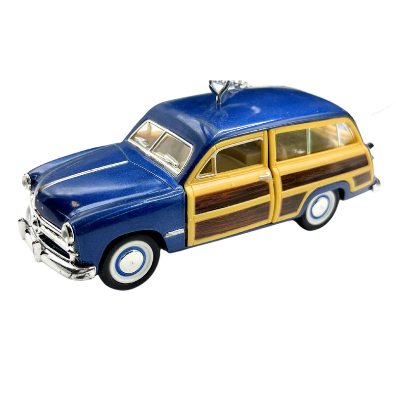 Scale 1949 Ford Woody Wind Chime | Classic Car Collection | Outdoor Decor Essential | Perfect Gift For Old Car Lovers | Nebraska Wind Chime | Soothing Tinkling Sounds | Made With Durable Materials | Shipping Included