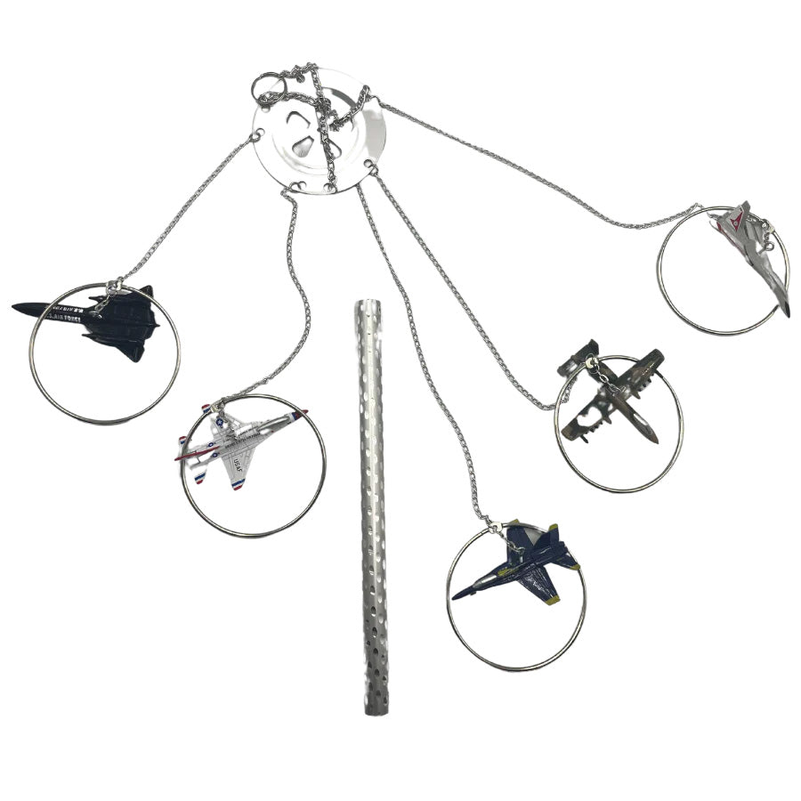 Fighter Plane Wind Chime