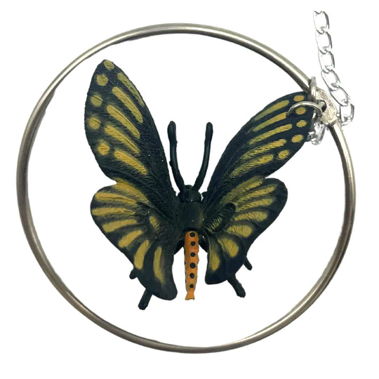 Black & Yellow Butterfly Figurine