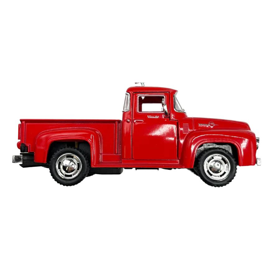 Red 1956 Ford F100 