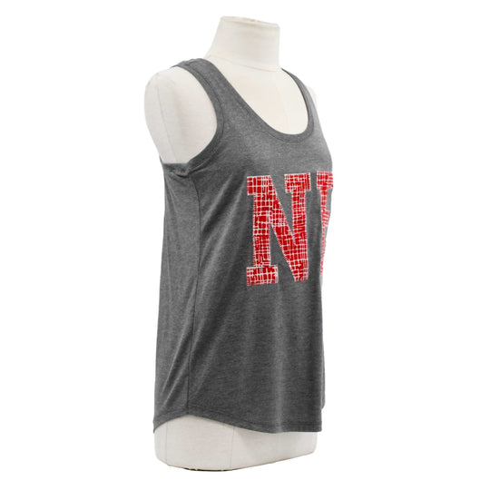 NE Abstract Cross-Hatch Tank Top | Multiple Sizes | Small Town Famous