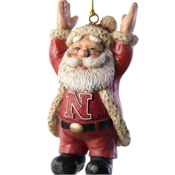 Touchdown Husker Santa Ornament | Bert Anderson Collection