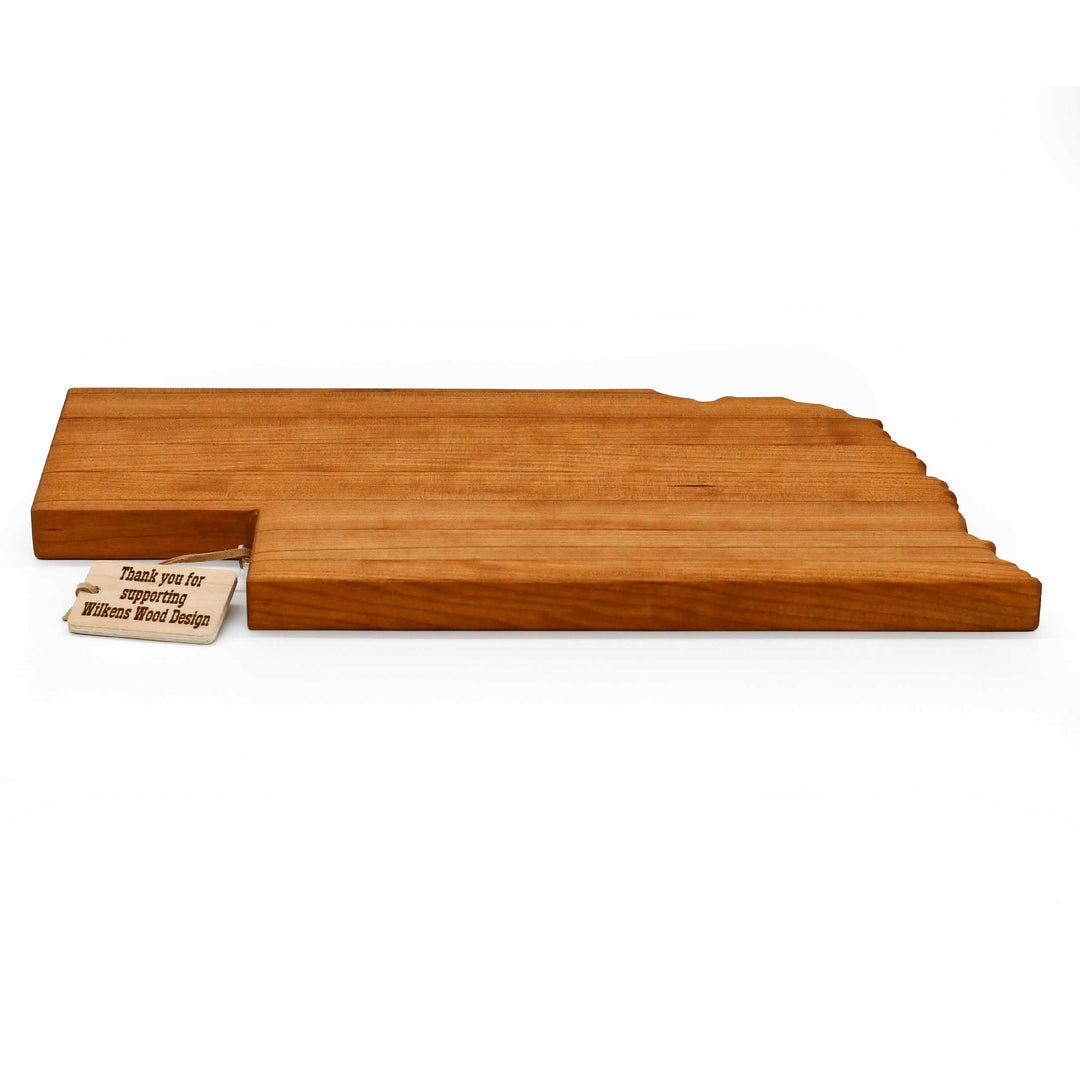 Nebraska Glued Cutting Board | Multiple Design Options | 17" x 8" x 1" | Wilkens Wood Design