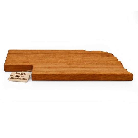 Nebraska Glued Cutting Board | Multiple Design Options | 17" x 8" x 1" | Wilkens Wood Design