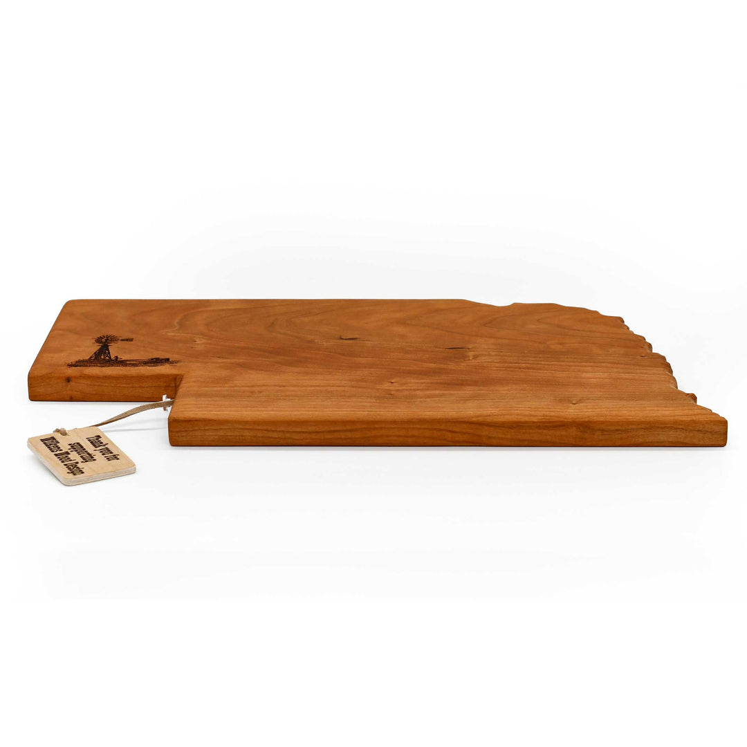 Nebraska Solid Cutting Board | Multiple Design Options | 17" x 8" x .75" | Wilkens Wood Design
