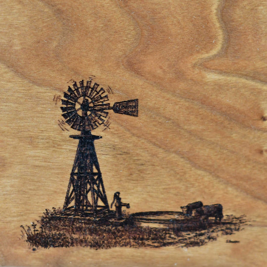 Nebraska Solid Cutting Board | Multiple Design Options | 17" x 8" x .75" | Wilkens Wood Design
