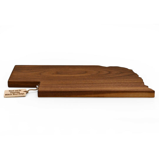 Nebraska Solid Cutting Board | Multiple Design Options | 17" x 8" x .75" | Wilkens Wood Design