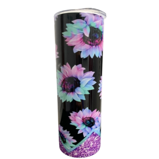 Handmade Skinny Tumbler | Daisies | 20 oz